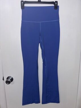 lululemon athletica High-Rise Flared Leggings in Blue-never worn